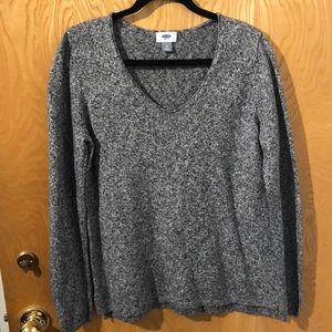 Grey pullover sweater